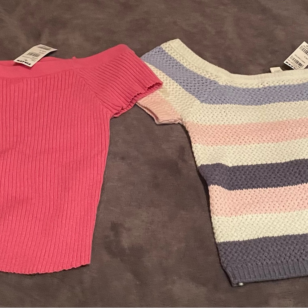 Stylish Pink and Multicolor Sweater Set